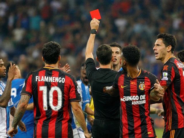 Flamengo protesta contra erro de arbitragem que tirou Gonzalo Plata da Libertadores