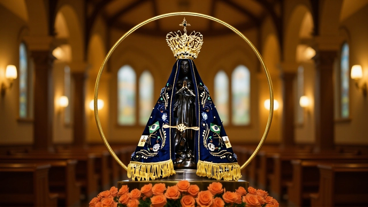 Dom Leomar Brustolin coroa Nossa Senhora Medianeira como Rainha do Povo Gaúcho
